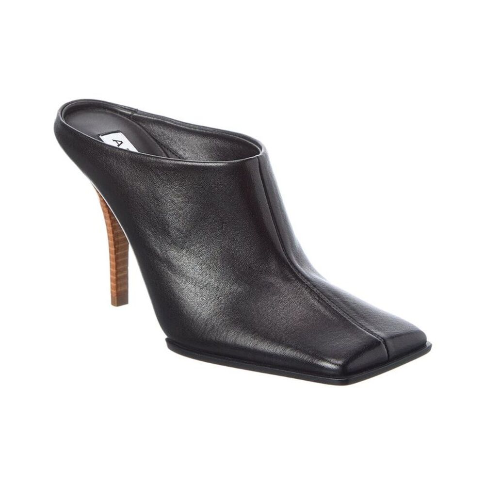 Alaïa Leather Mule, Black